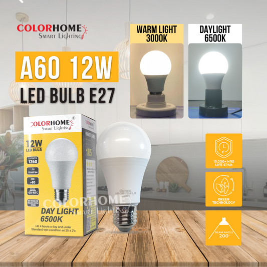 COLORHOME12 WATTS LED Bulb E27