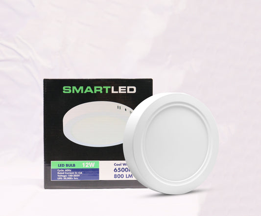 DRUM PANEL LIGHT RND 12W 6500K