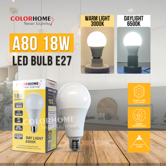 COLORHOME18 WATTS LED Bulb E27