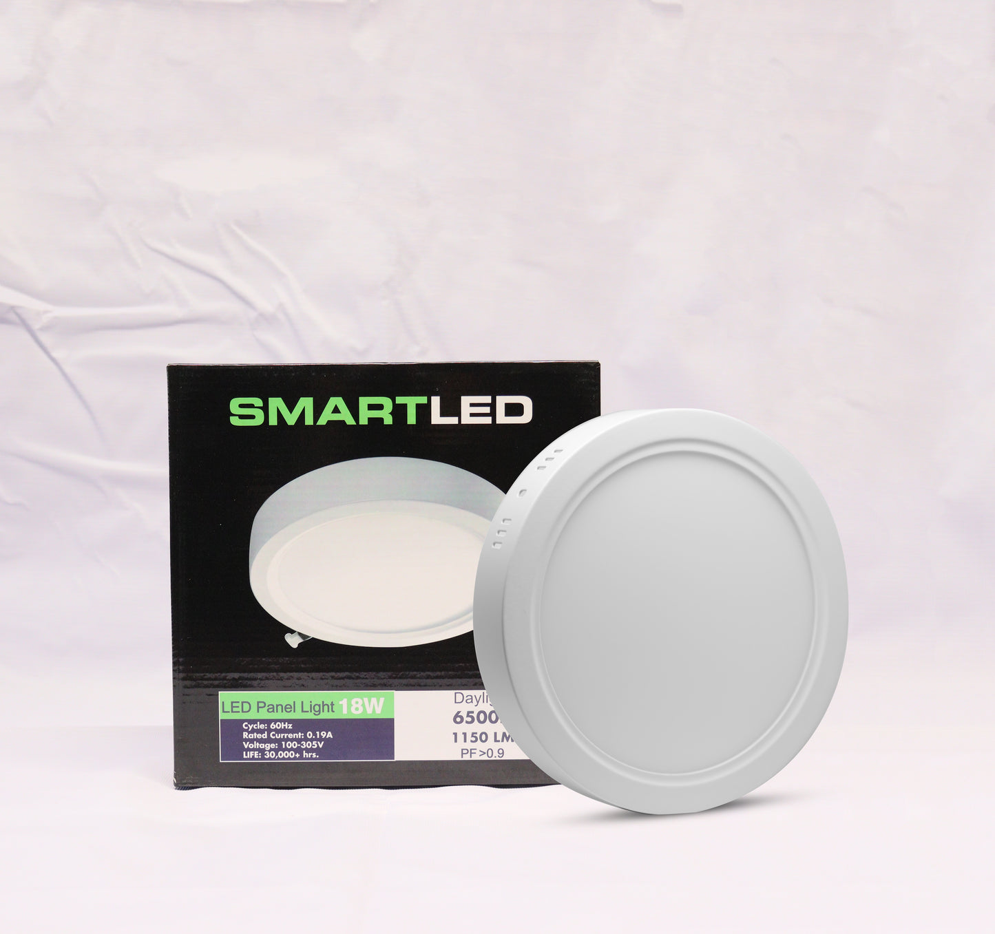DRUM PANEL LIGHT RND 18W 6500K