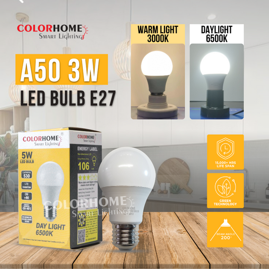 COLORHOME 3 WATTS LED Bulb E27