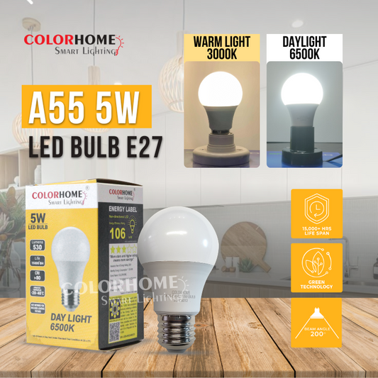 COLORHOME 5 WATTS LED Bulb E27
