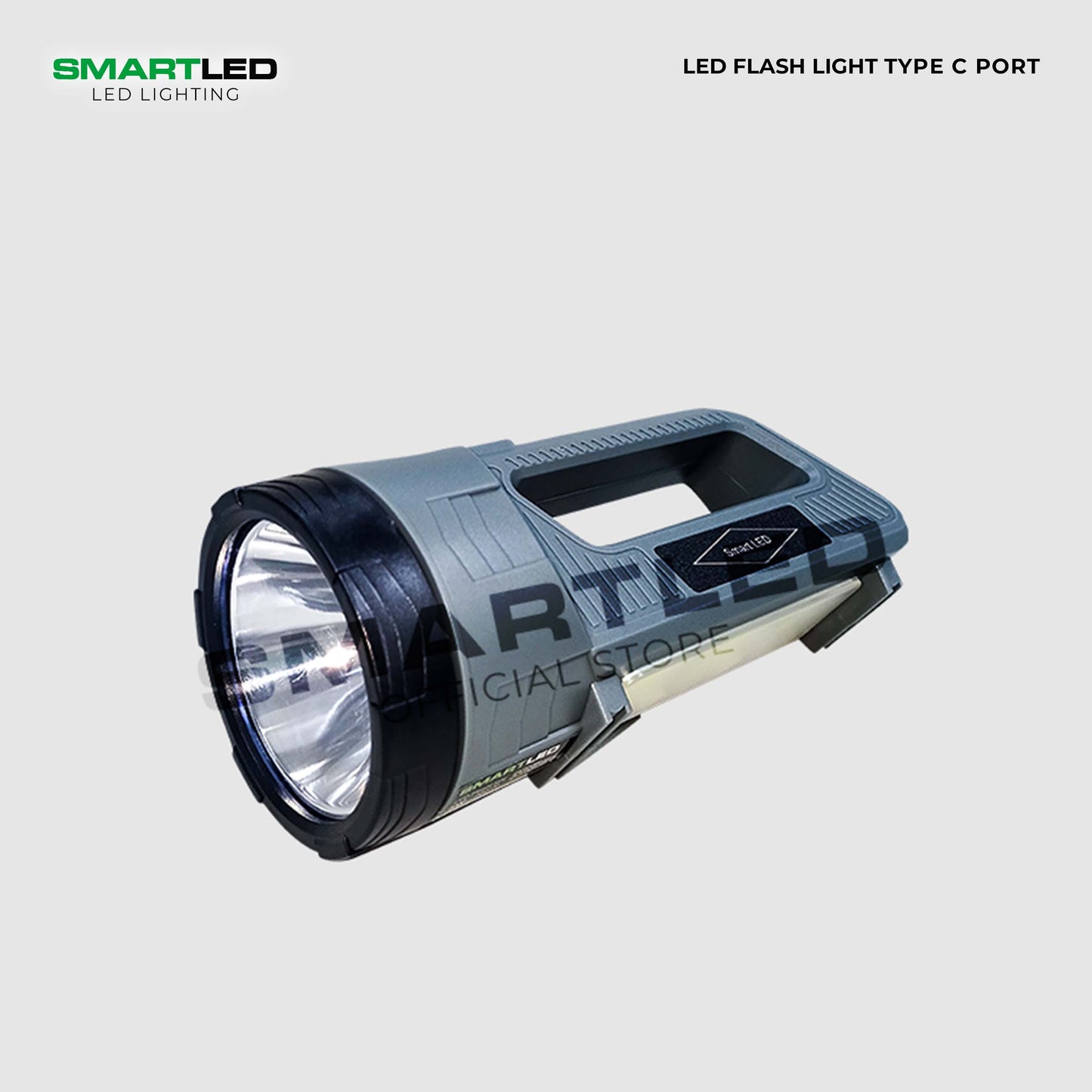 SMARTLED Heavy Duty LED Flashlight 1800 MAH Battery