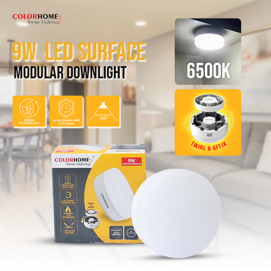 COLORHOME SURFACE MODULAR DOWN LIGHT 9 WATTS - DAYLIGHT