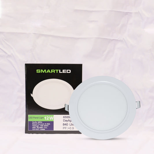 SMARTLED 12 WATTS Round Flat Panel Light