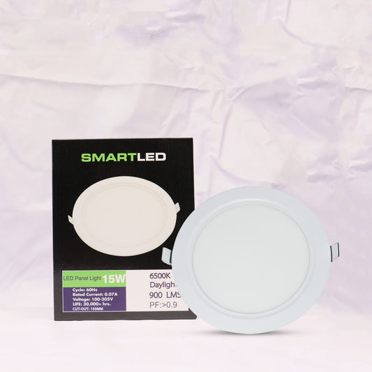SMARTLED 15 WATTS Round Flat Panel Light