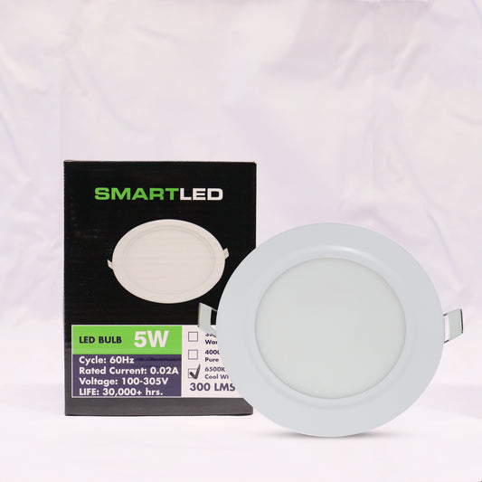 SMARTLED 5 WATTS Round Flat Panel Light