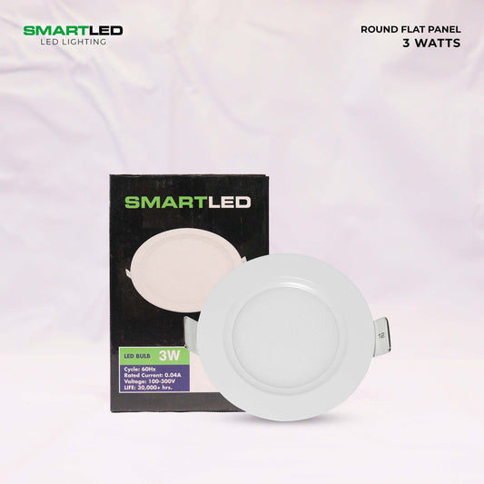 SMARTLED 3 WATTS Round Flat Panel Light