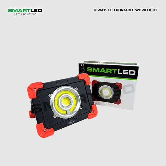 SMARTLED 10W Portable Work Light 2000 MAH Battery
