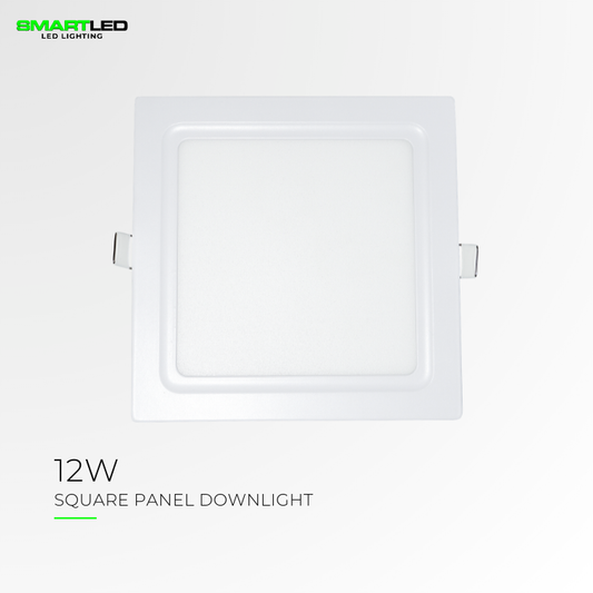 SMARTLED 12 WATTS Square Flat Panel Light (Recessed Type)
