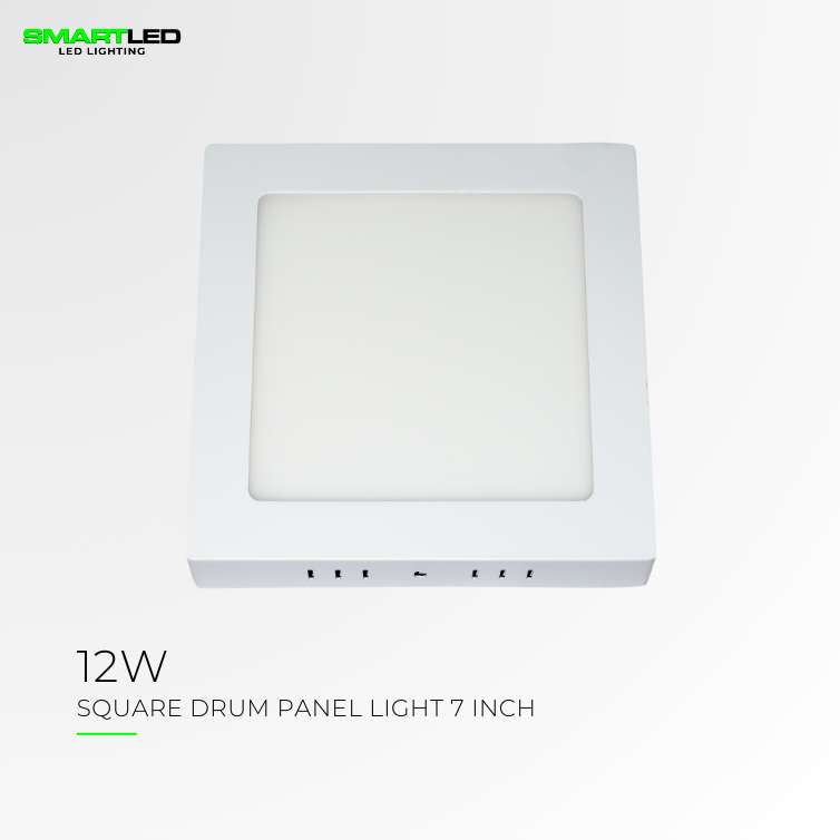 SMARTLED 12 WATTS Square Drum Panel Light (Surface Mounted)