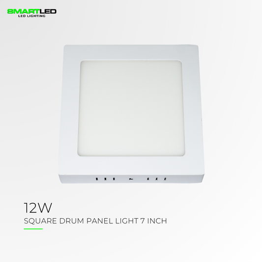 SMARTLED 12 WATTS Square Drum Panel Light (Surface Mounted)