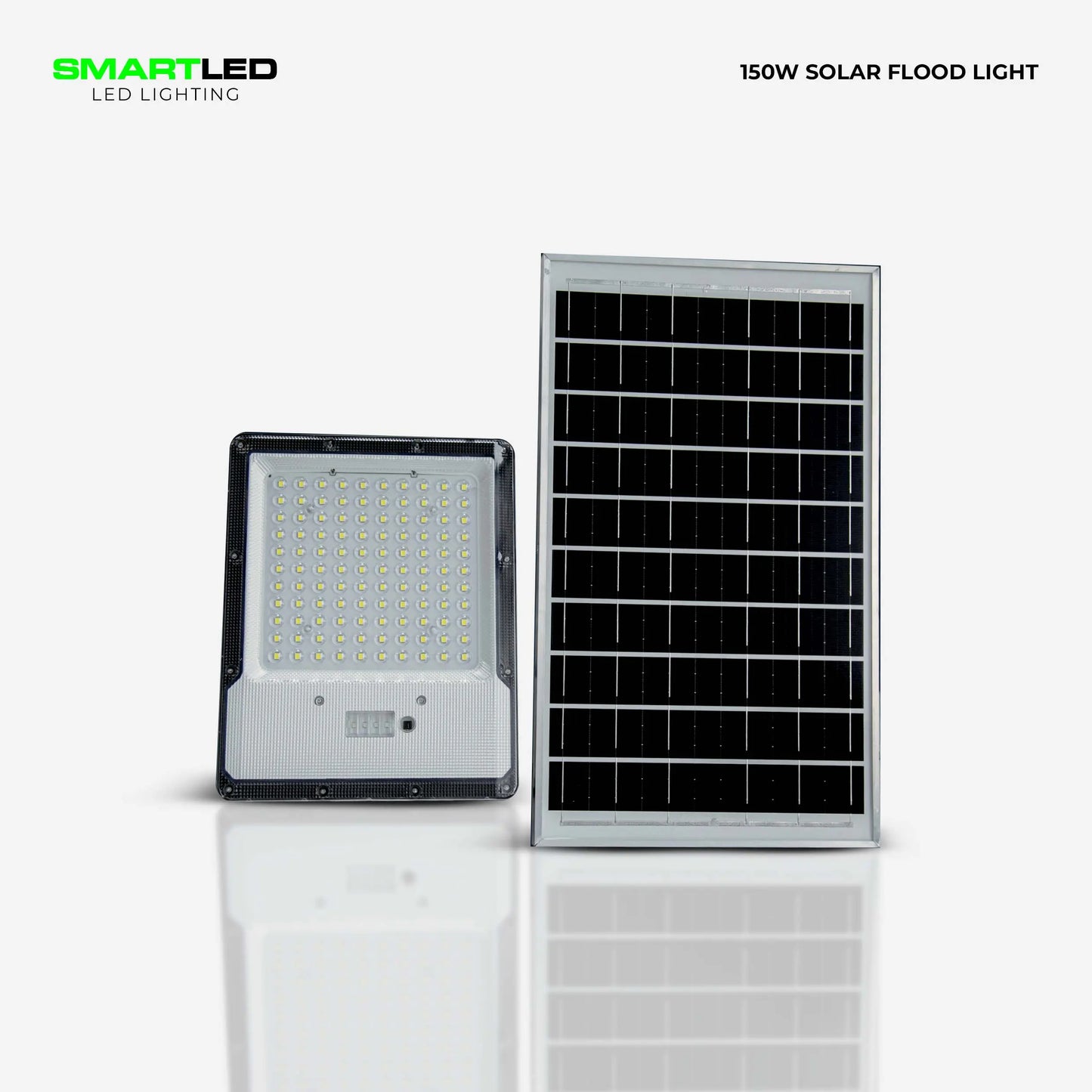 SMARTLED 150W Solar Flood Light with Remote