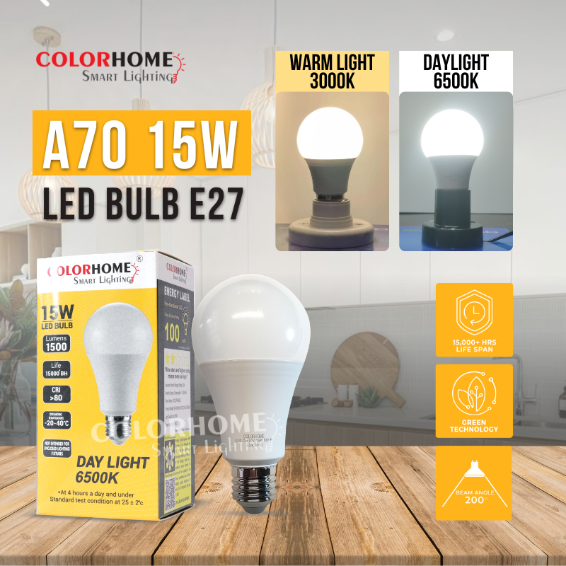 COLORHOME15 WATTS LED Bulb E27