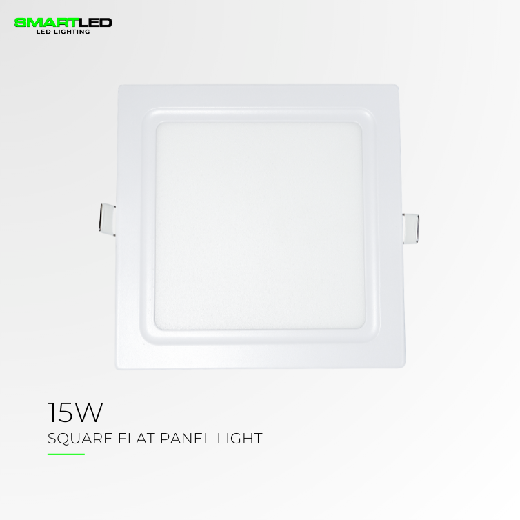 SMARTLED 15 WATTS Square Flat Panel Light (Recessed Type)