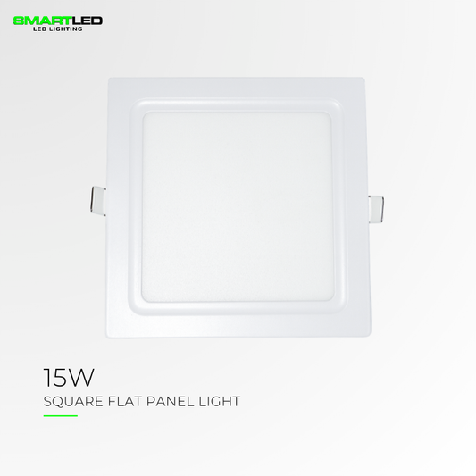 SMARTLED 15 WATTS Square Flat Panel Light (Recessed Type)