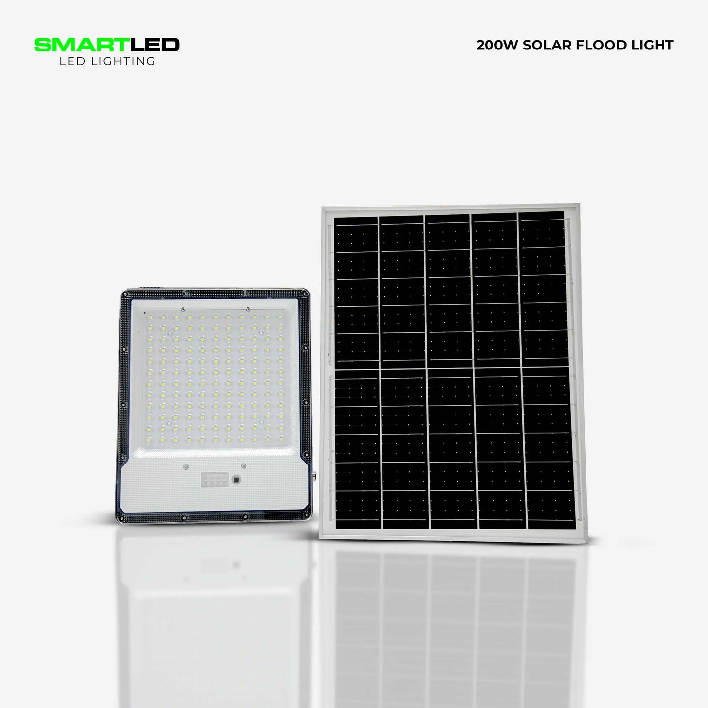 SMARTLED 200W Solar Flood Light with Remote