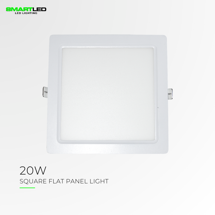SMARTLED 20 WATTS Square Flat Panel Light (Recessed Type)