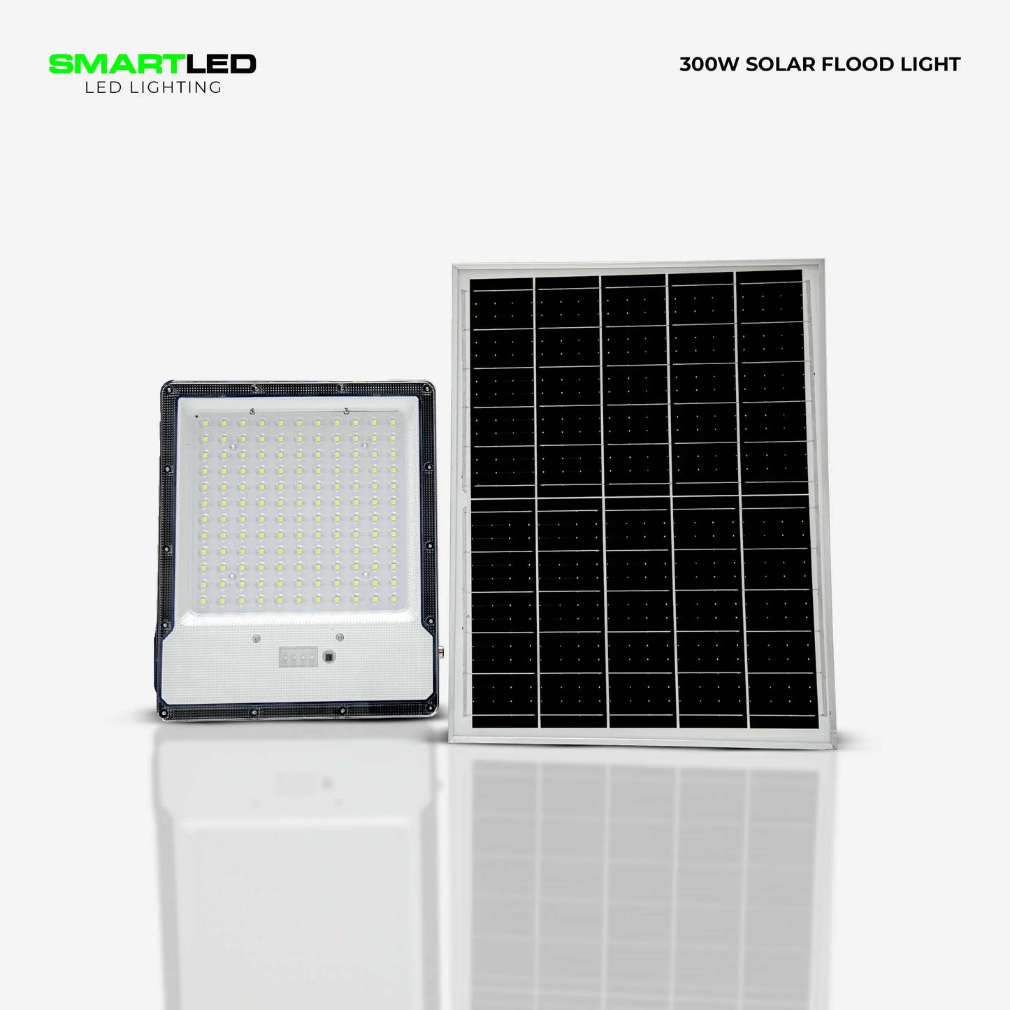 SMARTLED 300W Solar Flood Light with Remote
