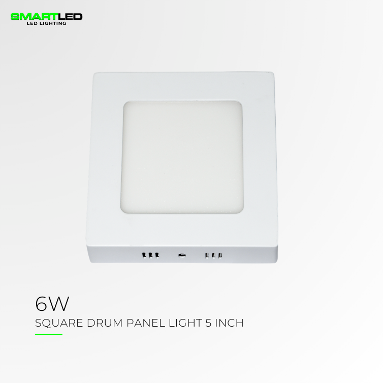 SMARTLED 6 WATTS Square Drum Panel Light (Surface Mounted)