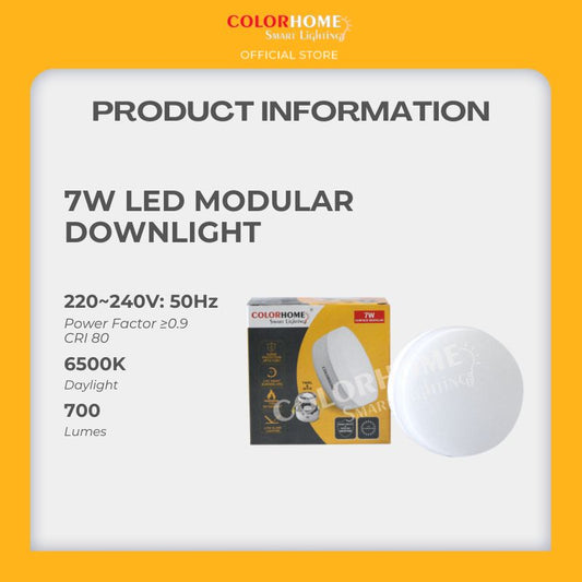 COLORHOME SURFACE MODULAR DOWN LIGHT 7 WATTS - DAYLIGHT