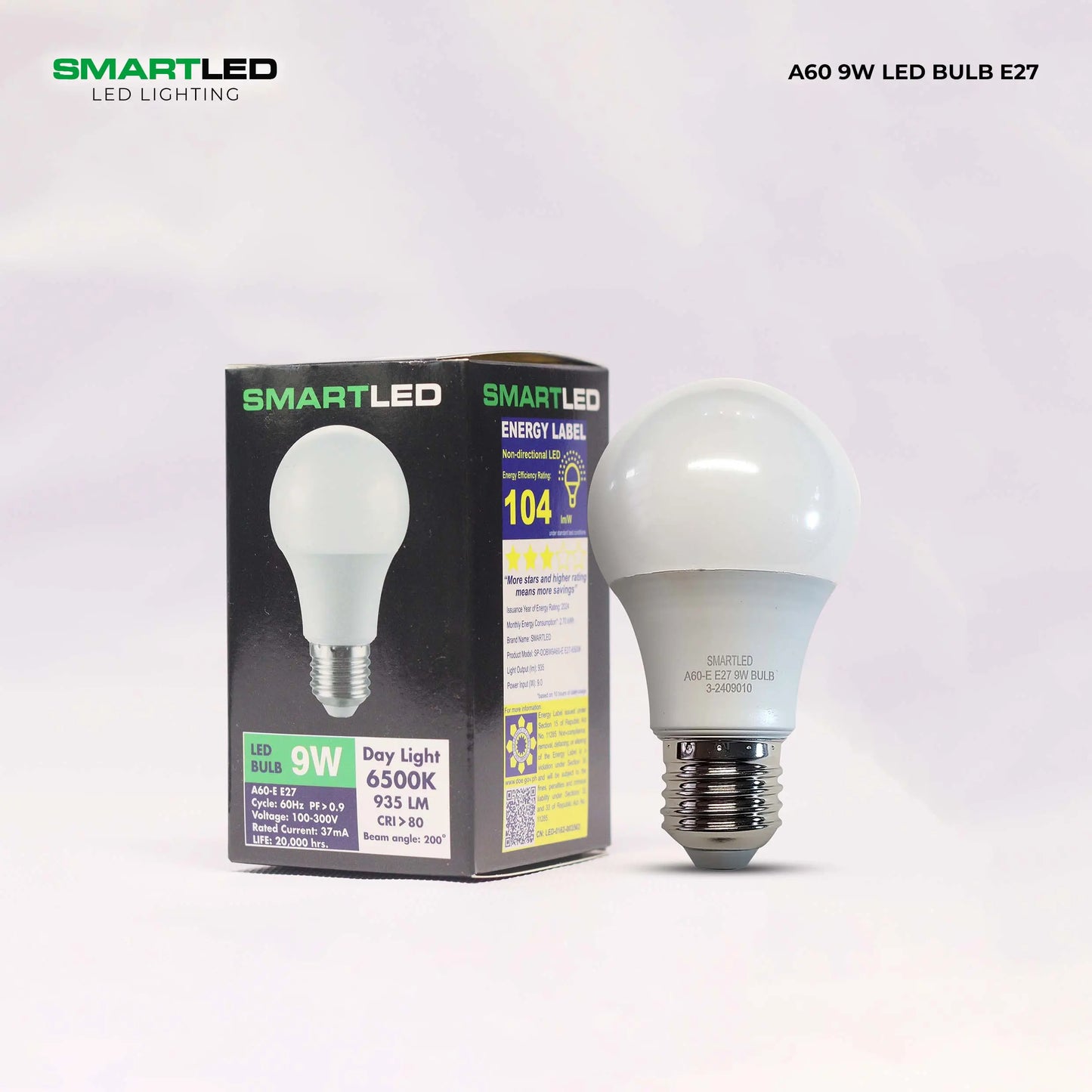 SMARTLED 9 WATTS LED Bulb E27