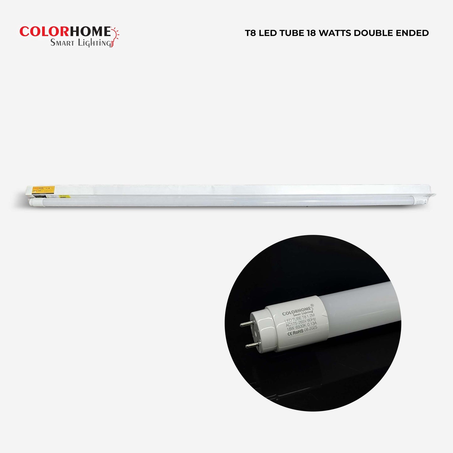 COLORHOME T8 LED TUBE 18 WATTS - DAYLIGHT