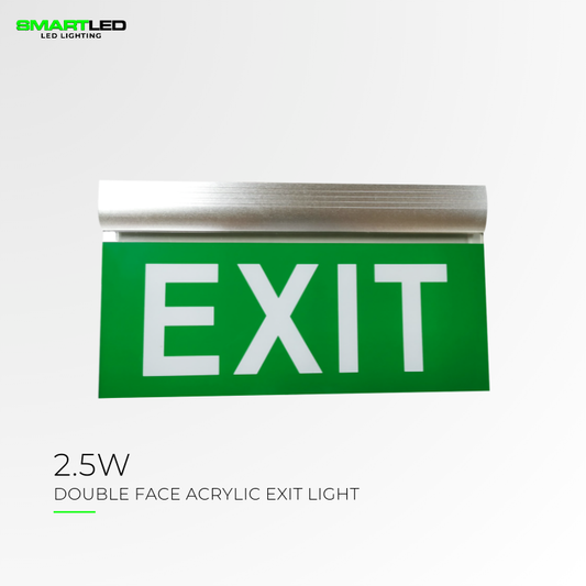SMARTLED Exit Sign Double Face Acrylic 2.5W