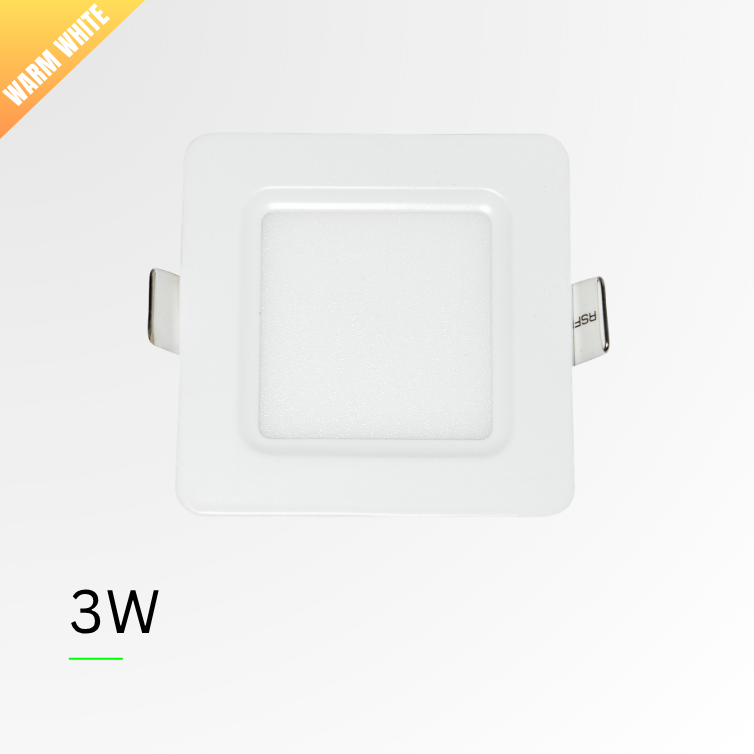 SMARTLED 3 WATTS Square Flat Panel Light (Recessed Type)