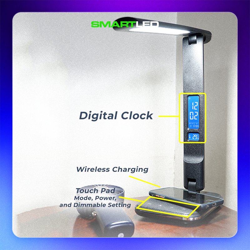 wireless charging desk lamp