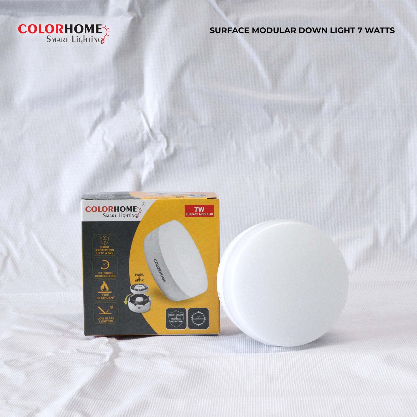 COLORHOME SURFACE MODULAR DOWN LIGHT 7 WATTS - DAYLIGHT
