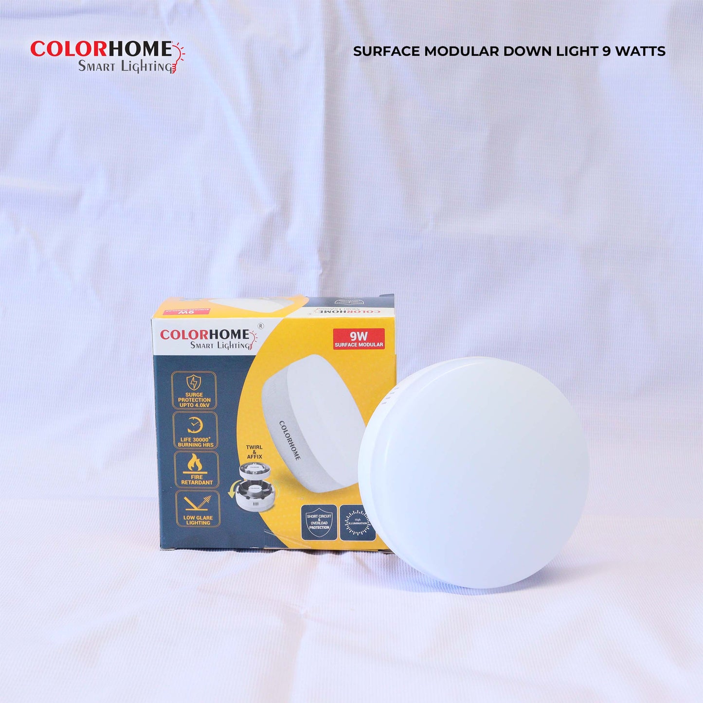 COLORHOME SURFACE MODULAR DOWN LIGHT 9 WATTS - DAYLIGHT