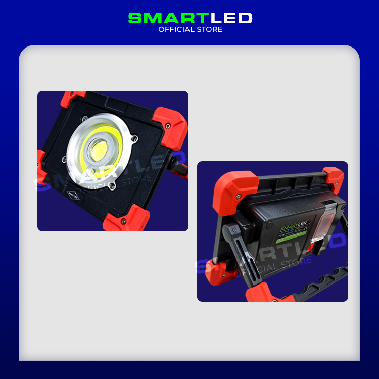 SMARTLED 10W Portable Work Light 2000 MAH Battery