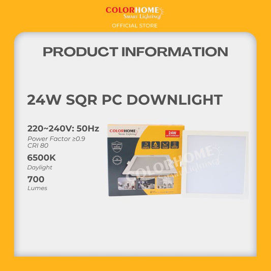 COLORHOME PC DOWN LIGHT 24 WATTS