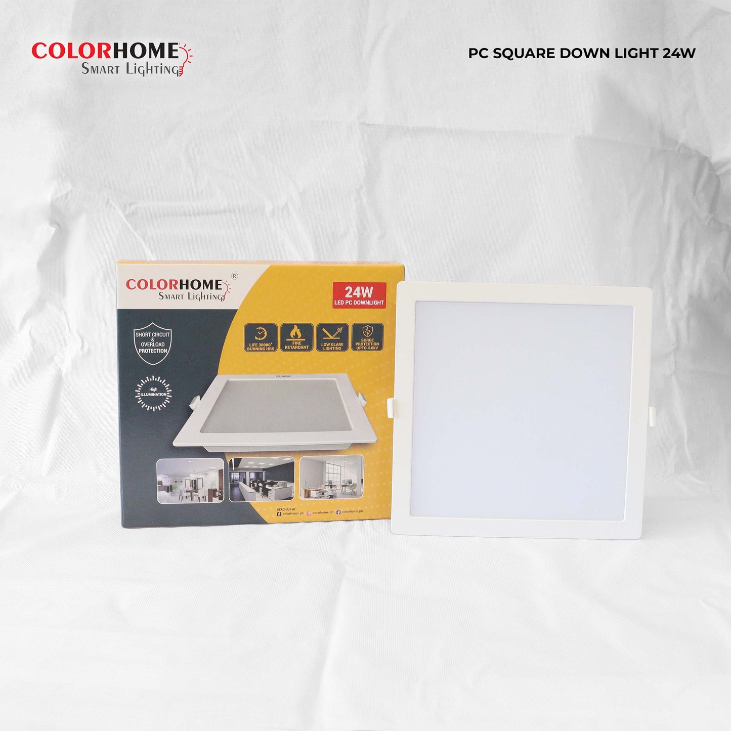 COLORHOME PC DOWN LIGHT 24 WATTS