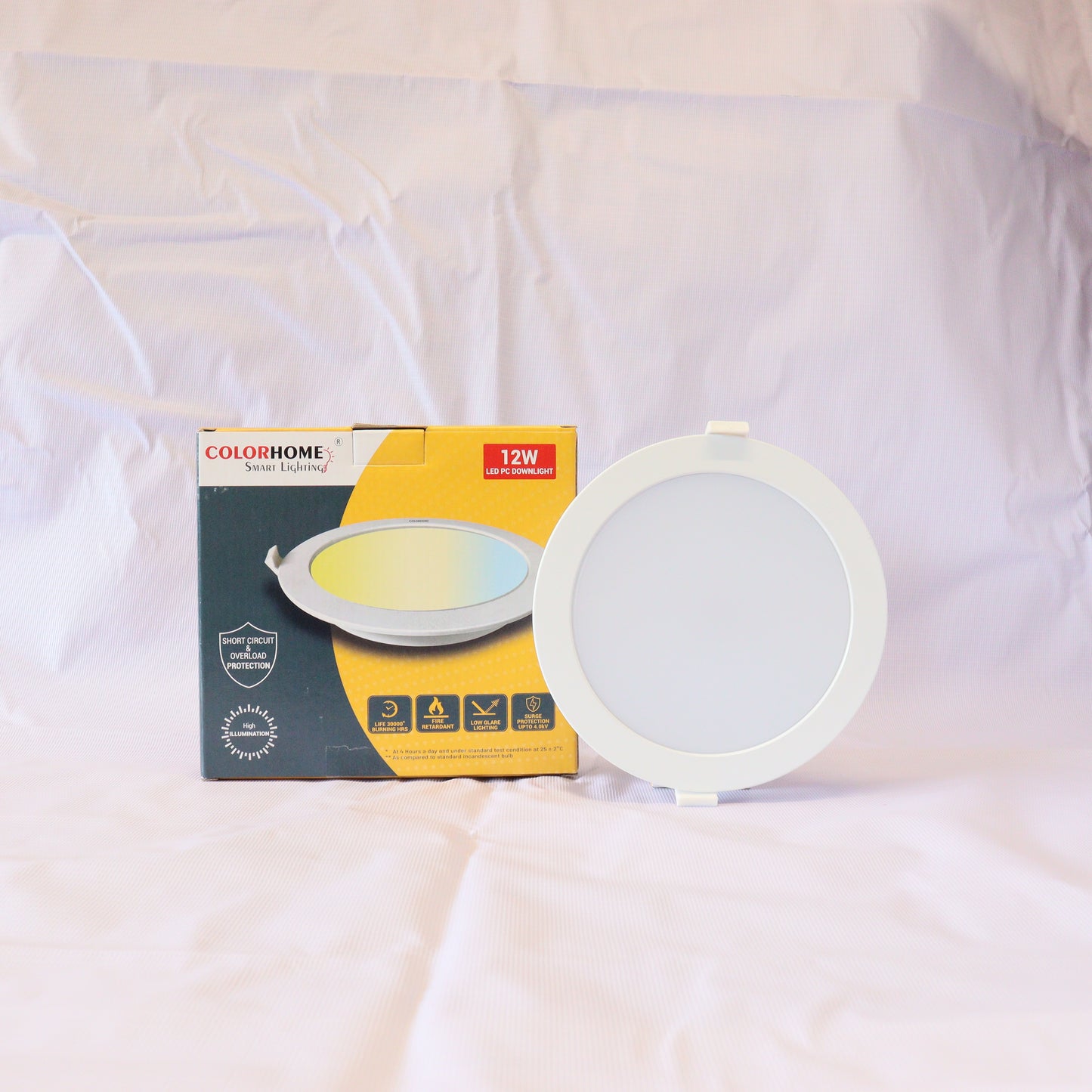 COLORHOME 12 WATTS PC CIRCULAR DOWN LIGHT TRI COLOR