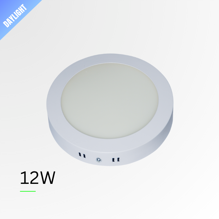 DRUM PANEL LIGHT RND 12W 6500K