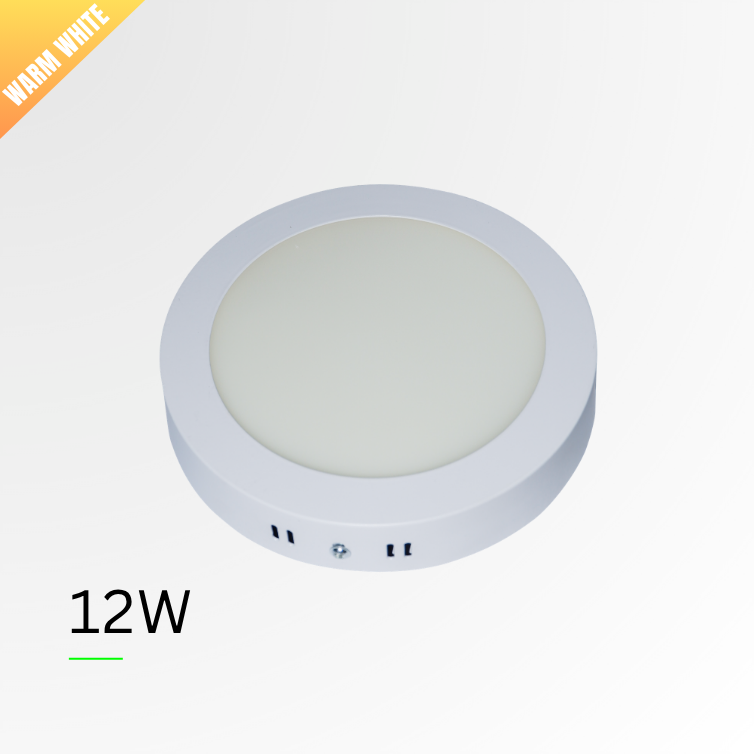 DRUM PANEL LIGHT RND 12W 6500K