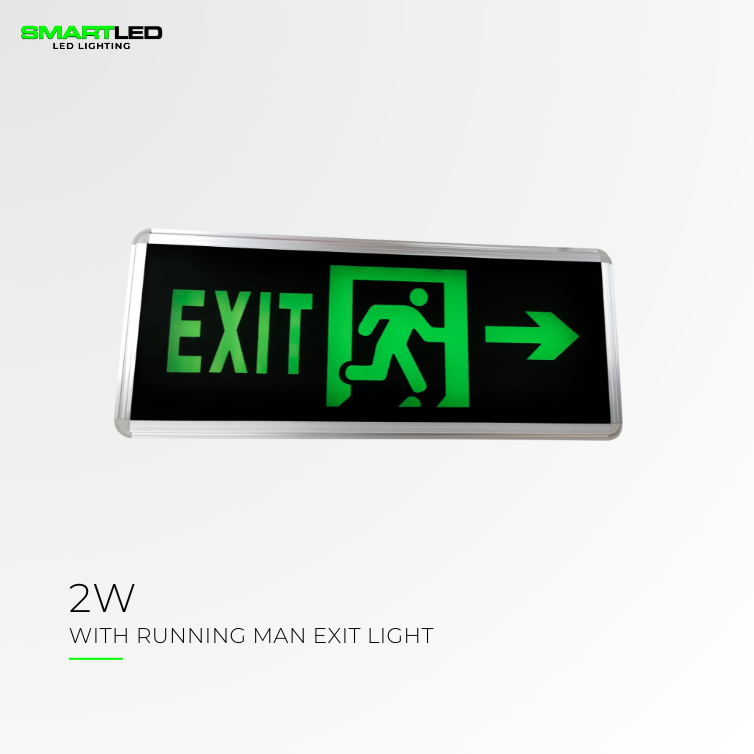 SMARTLED Exit light Running Man 2W
