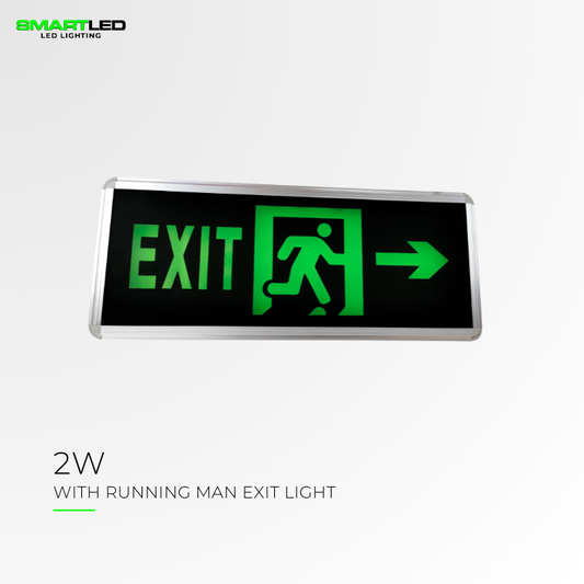SMARTLED Exit light Running Man 2W