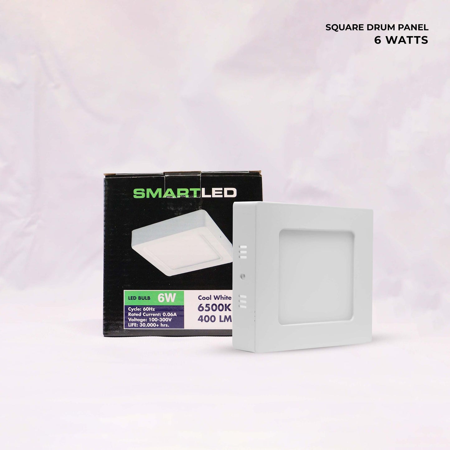 SMARTLED 6 WATTS Square Drum Panel Light (Surface Mounted)