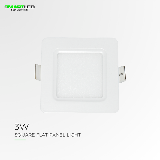 SMARTLED 3 WATTS Square Flat Panel Light (Recessed Type)