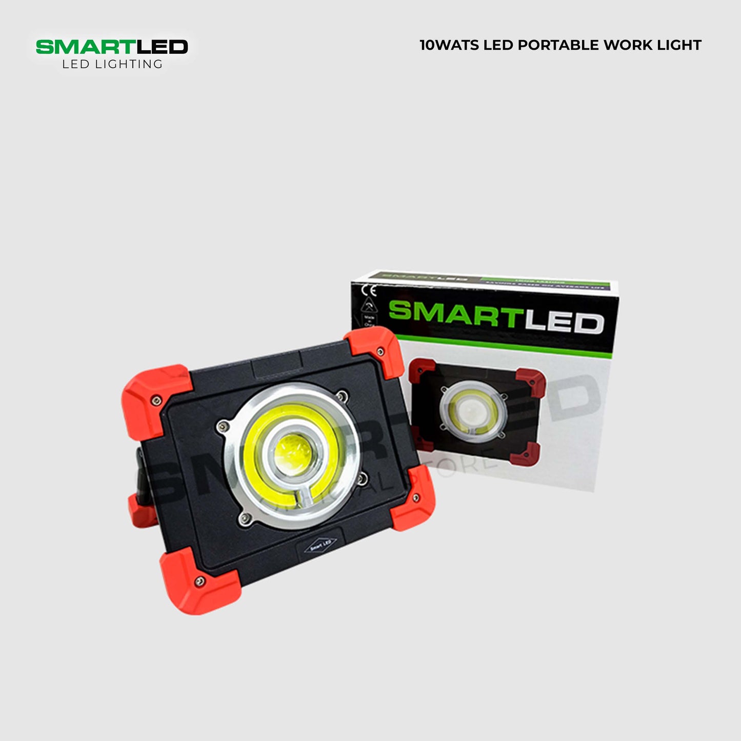 SMARTLED 10W Portable Work Light 2000 MAH Battery