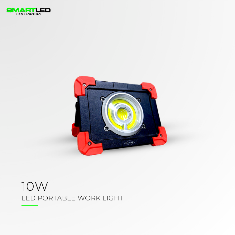 SMARTLED 10W Portable Work Light 2000 MAH Battery