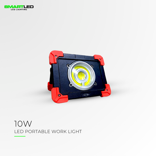 SMARTLED 10W Portable Work Light 2000 MAH Battery